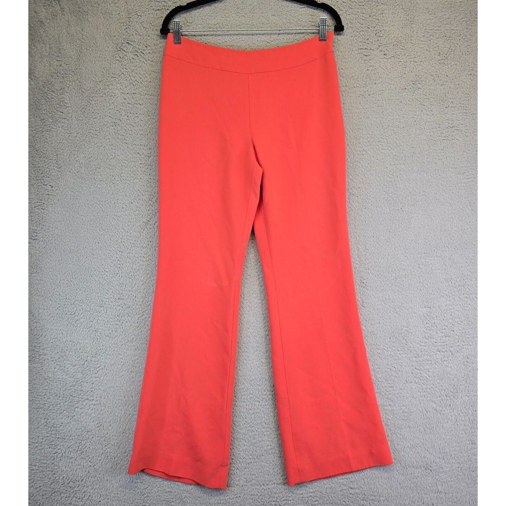 Casual Corner Pants Womens Size 6 Orange Chiffon Slacks Dress Pants Career Wear‎